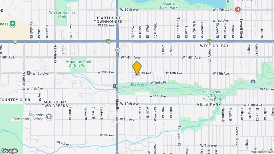 1261 Xavier St Map and Location Details