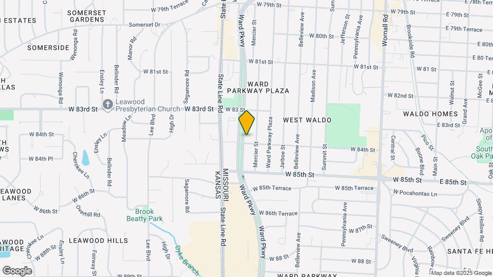 8331 Ward Pkwy Map and Location Details