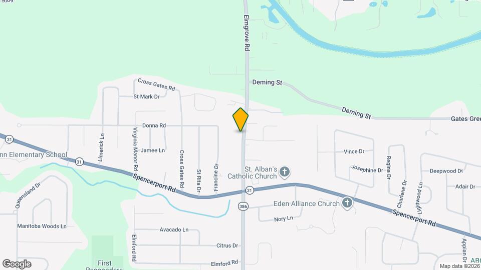 523 Elmgrove Rd Map and Location Details