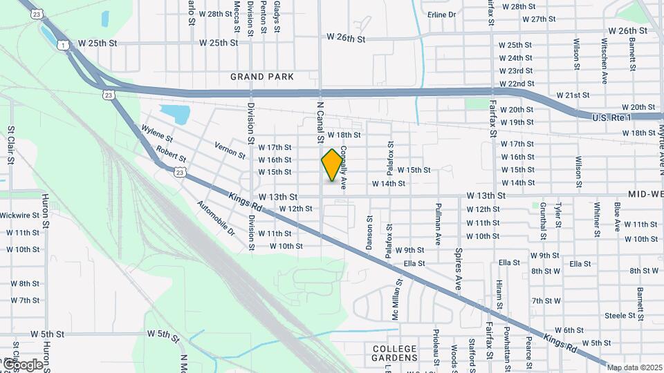 2168 W 14th St Map and Location Details