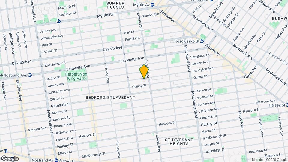 578 Lexington Ave Map and Location Details