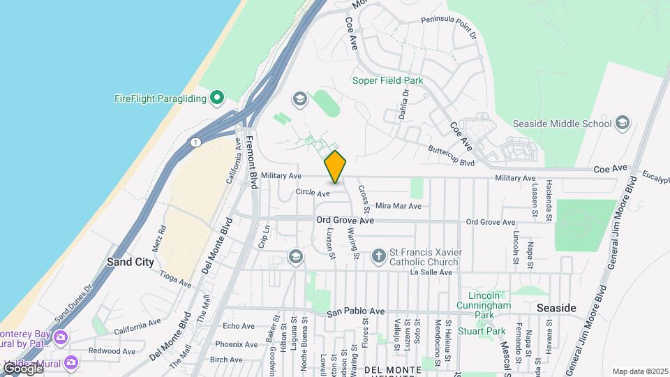 1381 Circle Ave Map and Location Details