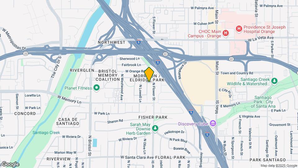 2809 N Olive Ln Map and Location Details