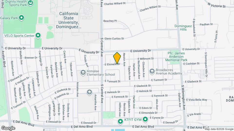 1406 E Elsmere Dr Map and Location Details