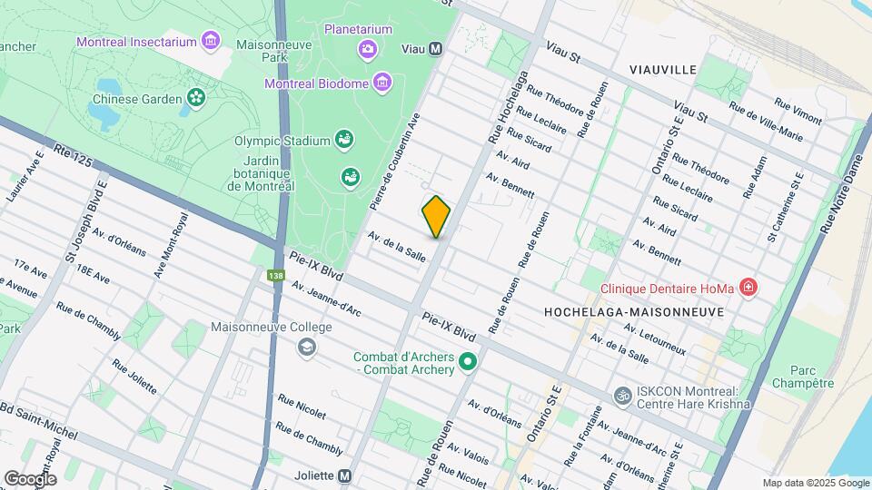 4295 Hochelaga Map and Location Details