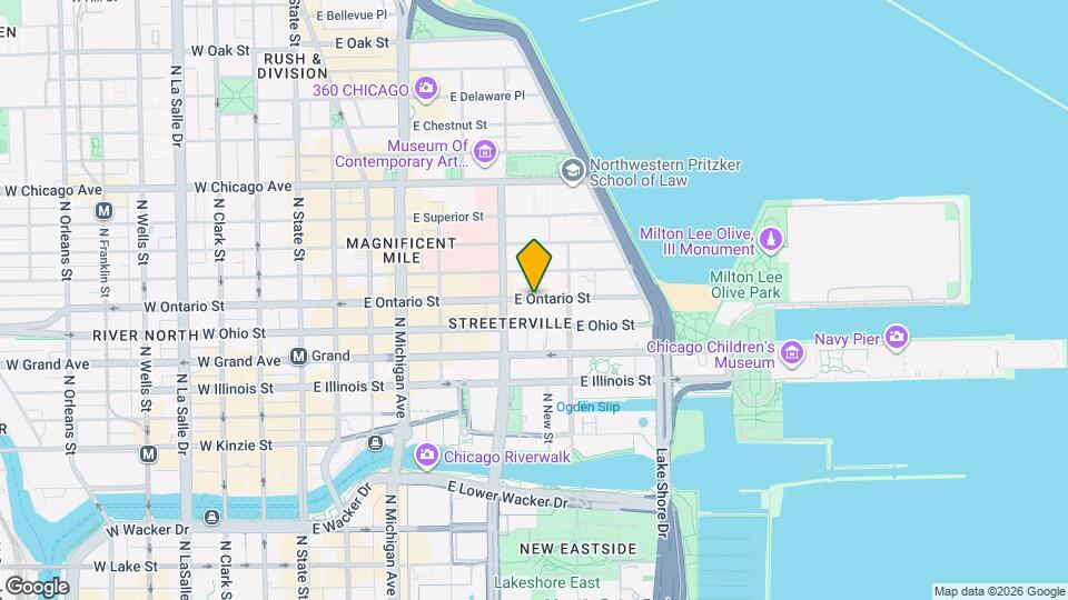 343 E Ontario St Mapa y Detalles de la Ubicación