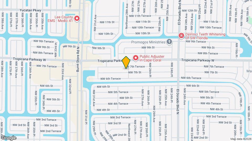 2805 NW 7th St Map and Location Details