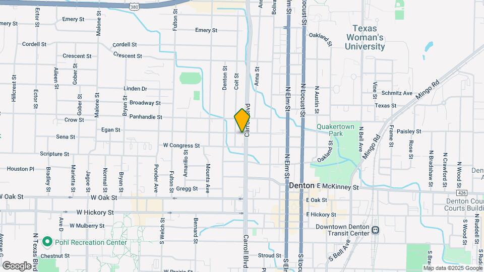 619 N Carroll Blvd Map and Location Details