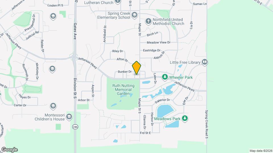 623 Bunker Dr Map and Location Details