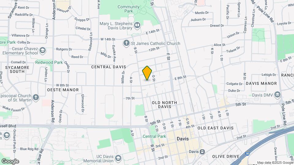 325 E 8th St Map and Location Details