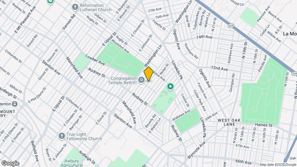 1708 Mohican St Map and Location Details