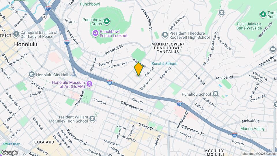 1145 Davenport St Map and Location Details