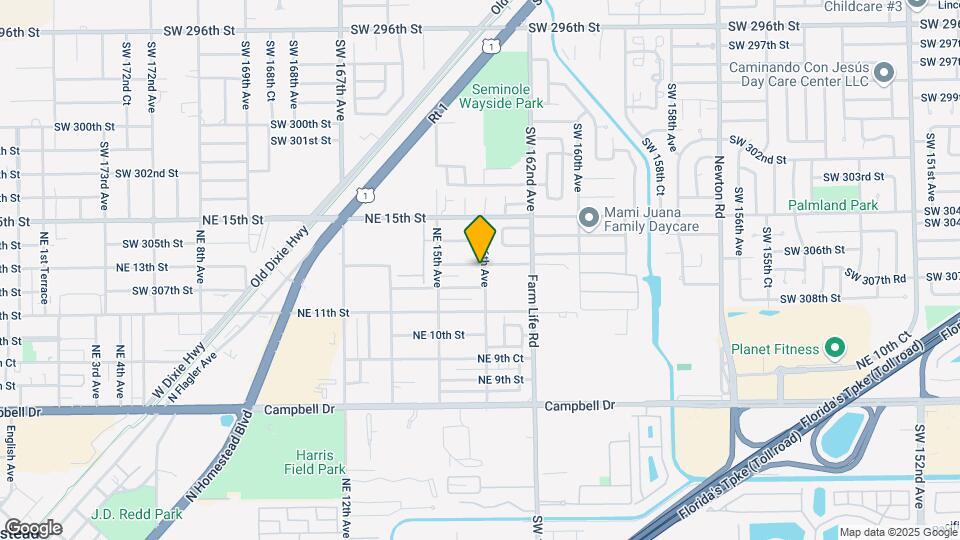1580 NE 13th St Map and Location Details