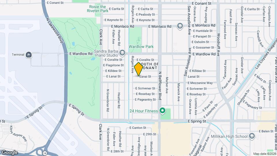 5322 Lanai St Map and Location Details