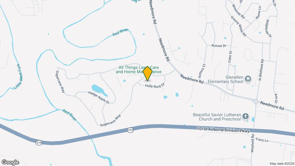 2627 Holly Rock Dr Map and Location Details