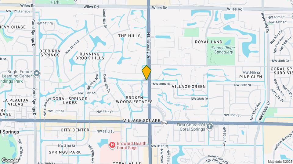 3800 N University Dr, Unit 3800 Map and Location Details