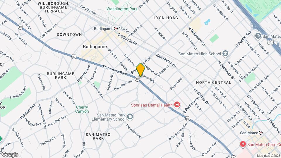 828 N El Camino Real, Unit 8 Map and Location Details