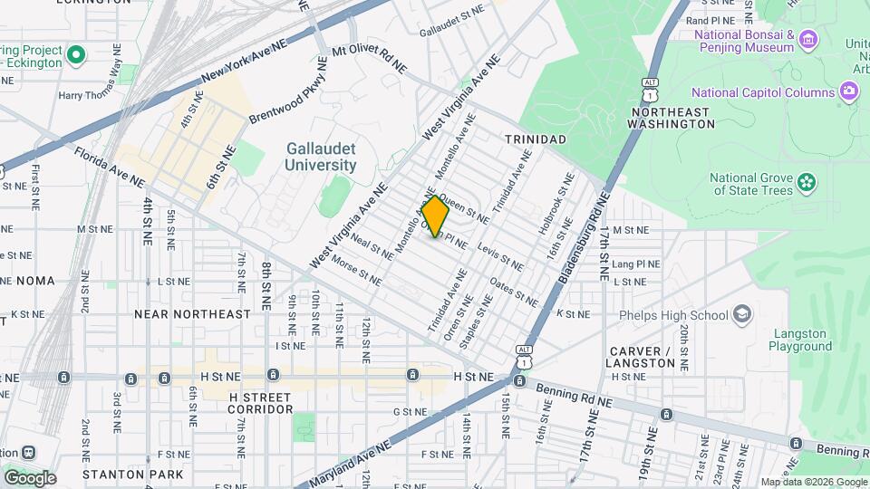 1236 Oates St NE Map and Location Details