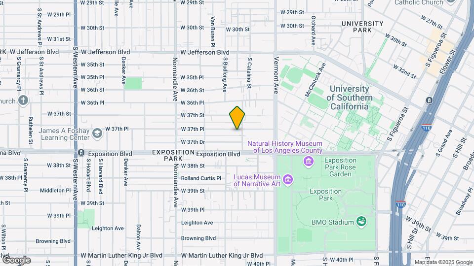 1210 W 37th Pl Map and Location Details