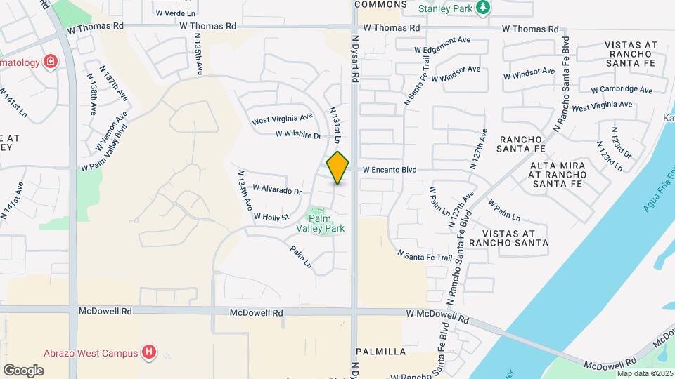 13146 W Alvarado Cir Map and Location Details