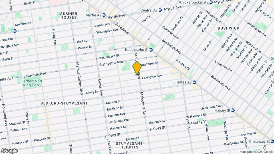 102 Malcolm X Blvd Map and Location Details