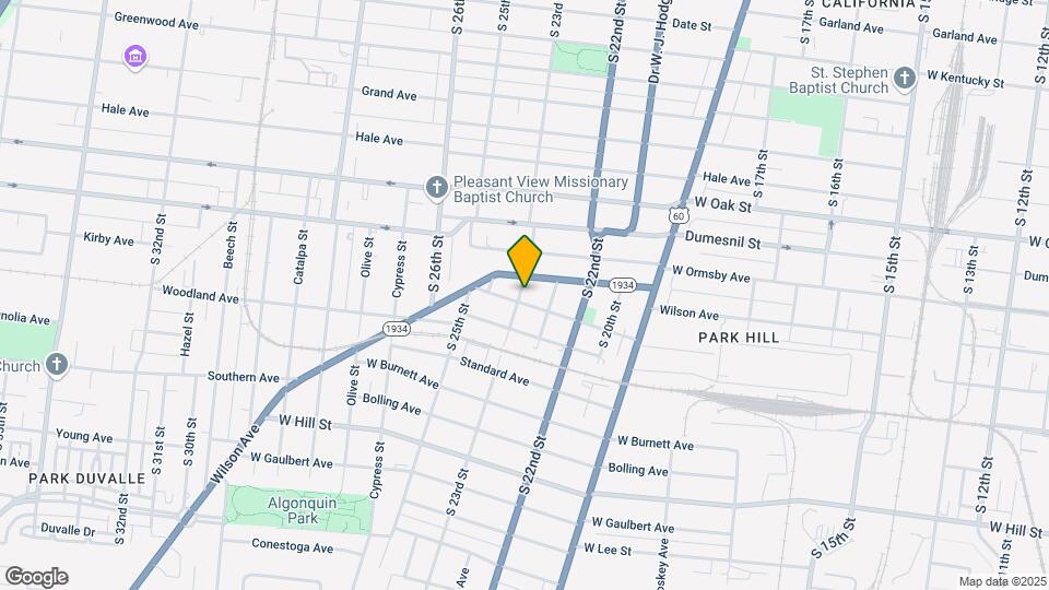 2221 St Louis Ave Mapa y Detalles de la Ubicación