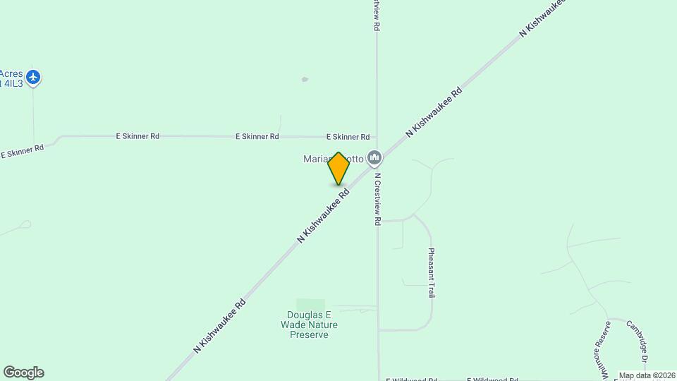 8628 N Kishwaukee Rd Map and Location Details