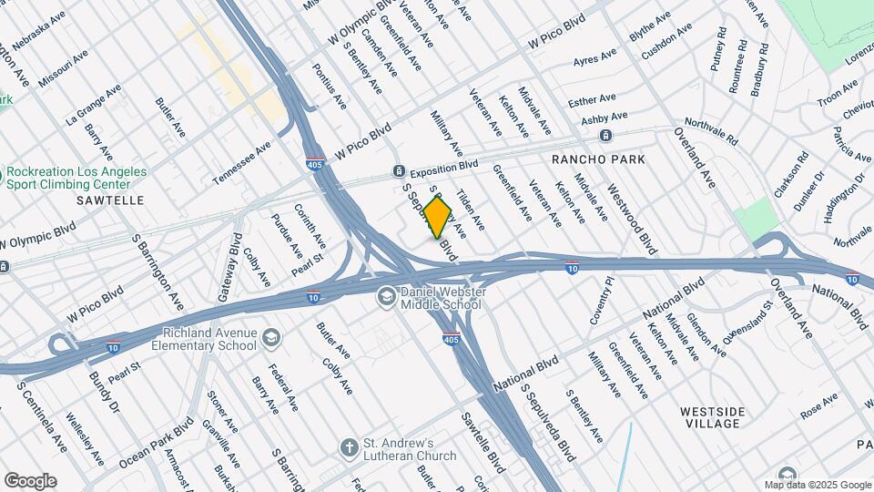 2589 S Sepulveda Blvd Map and Location Details