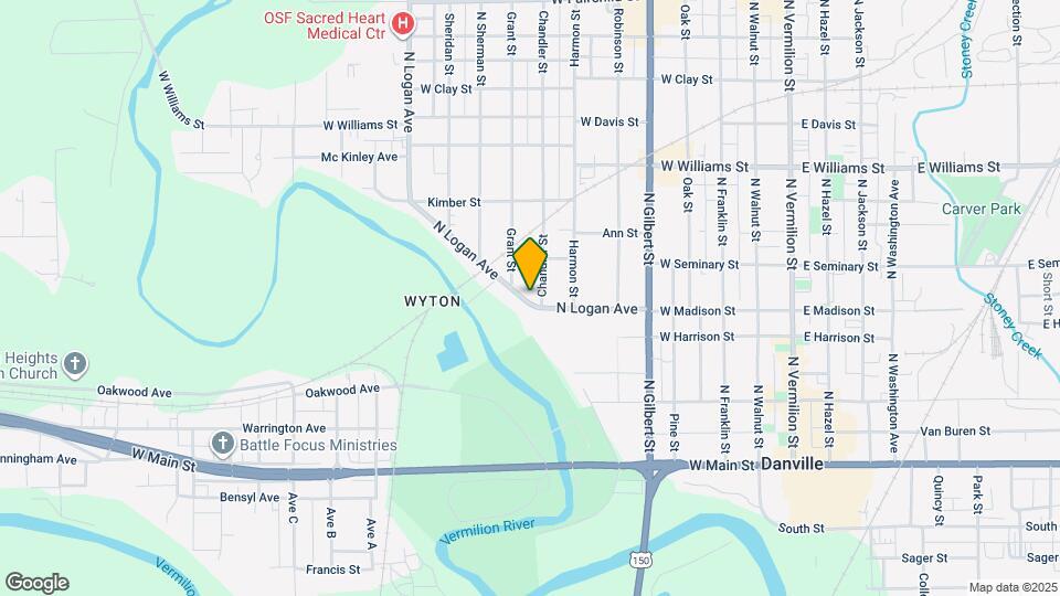 305 N Logan Ave Map and Location Details