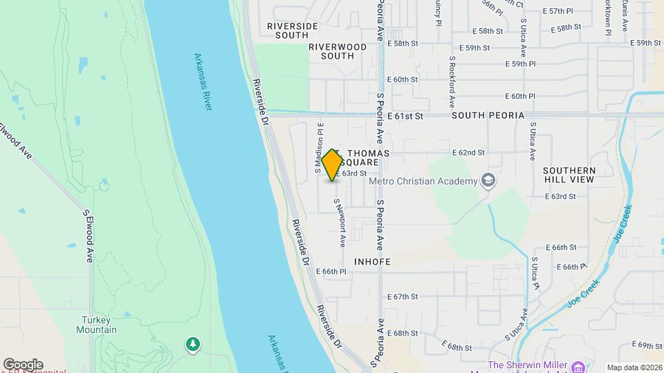 6318 S Newport Ave Map and Location Details