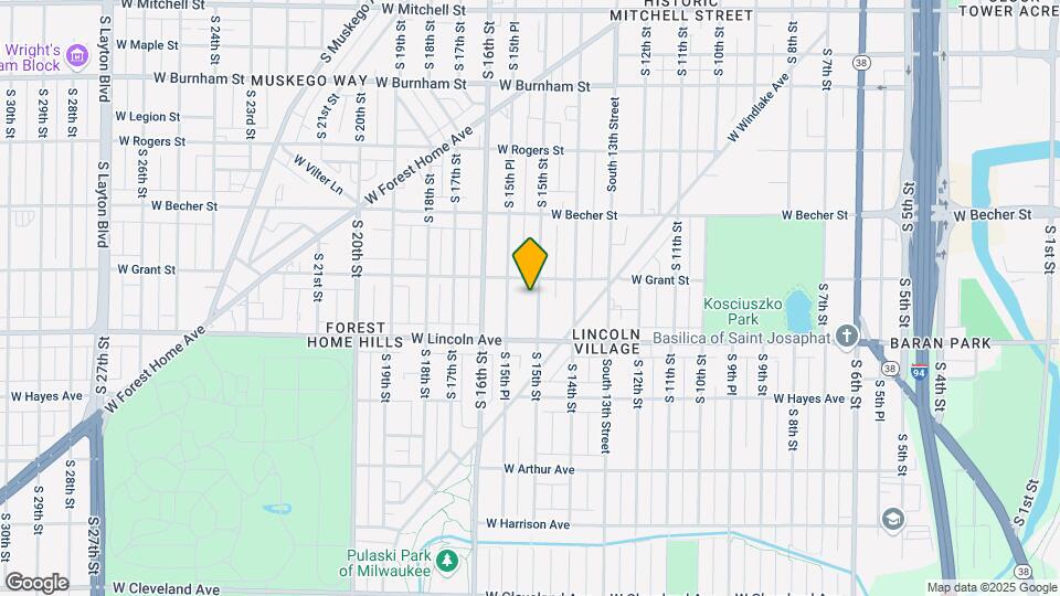 2225 S 15th St Map and Location Details