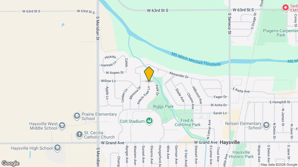 428 Peach Tree Ln Map and Location Details