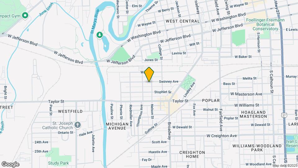 1311 Swinney Ave Map and Location Details