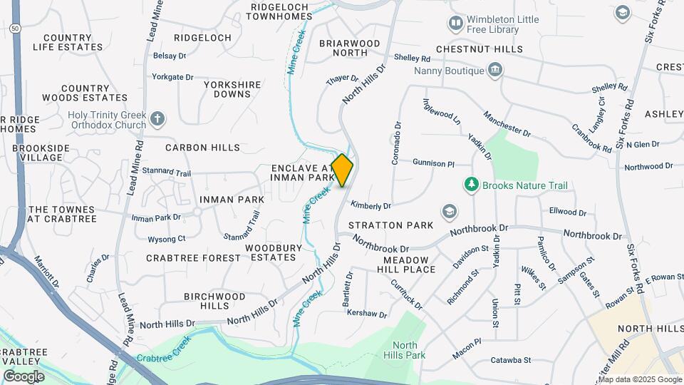 5005 N Hills Dr Map and Location Details