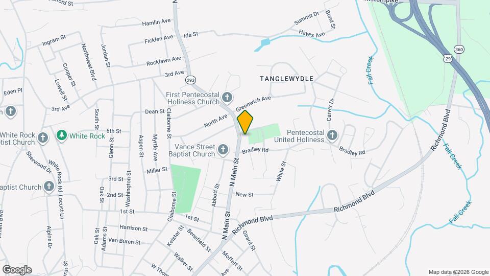 1630 N Main St Map and Location Details