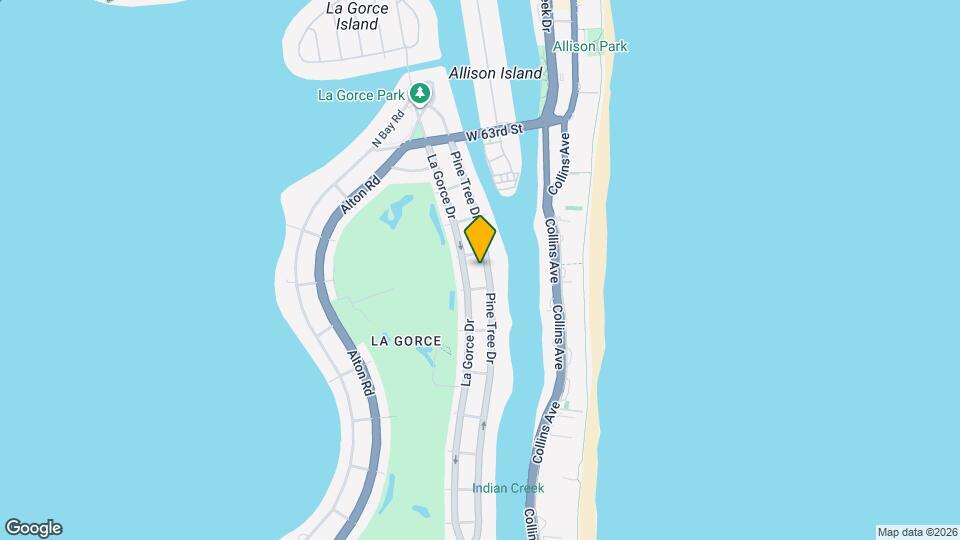 5830 Pine Tree Dr Map and Location Details