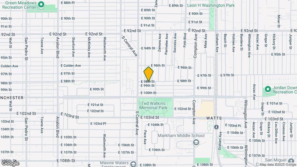1235 E 99th St, Unit 1235 Map and Location Details