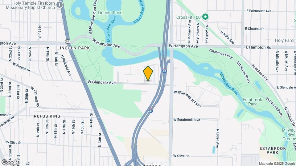 722 W Glendale Ave Mapa y Detalles de la Ubicación