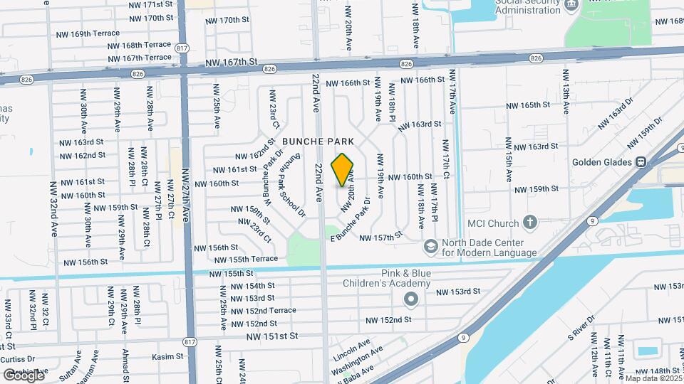 15925 NW 21st Ave Map and Location Details