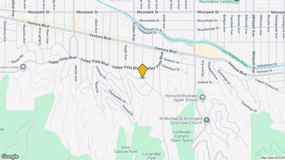 3969 Longridge Ave Map and Location Details