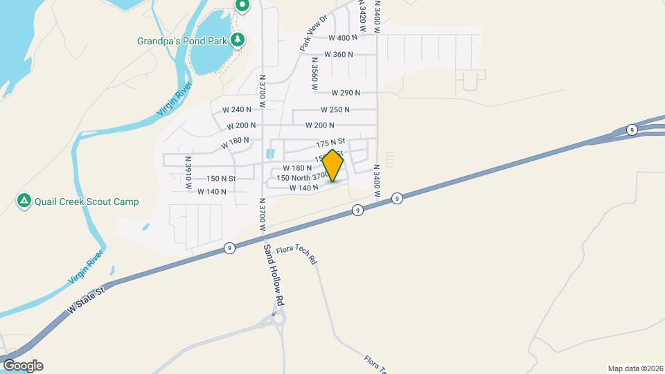 150 N 3700 W Map and Location Details