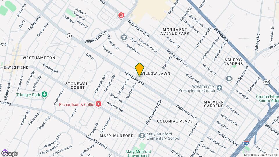 4800 Patterson Ave Map and Location Details