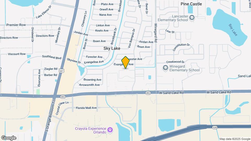 863 Sky Lake Cir Map and Location Details