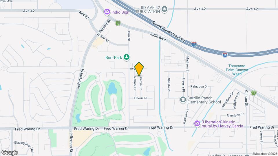 43145 Kenya Dr Map and Location Details