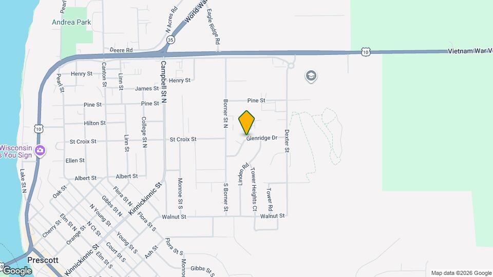 1434 Glenridge Dr Map and Location Details