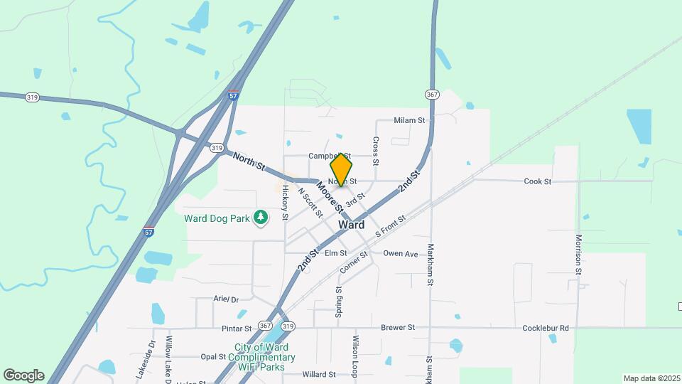 105 4th Ward, AR Map and Location Details