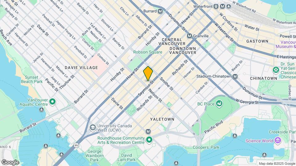 999 Seymour St Map and Location Details