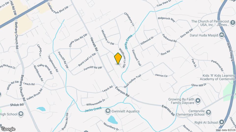 2675 Wildflower Ln SW Map and Location Details