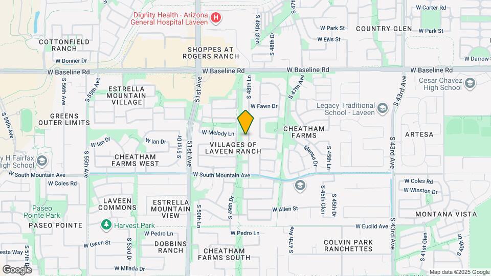 8028 S 48th Ln Map and Location Details