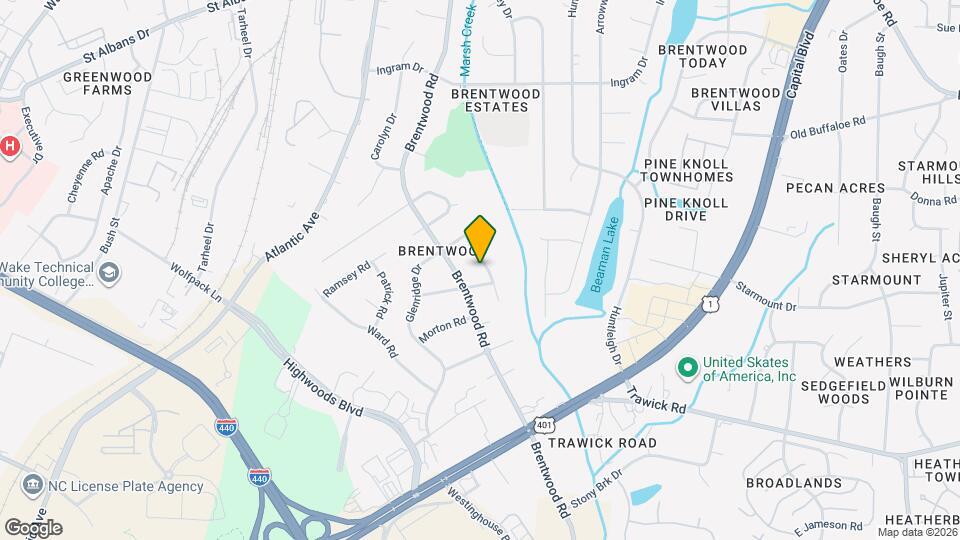 3205 Crandon Ln Map and Location Details
